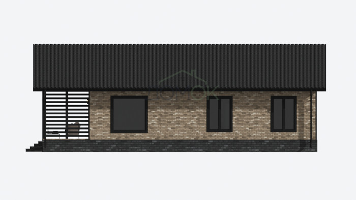 Каркасный дом Стивер 8х12 Лофт