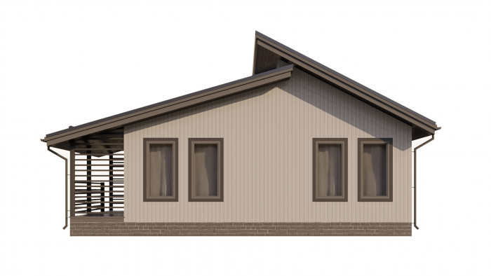 Каркасный дом Орон 11x8