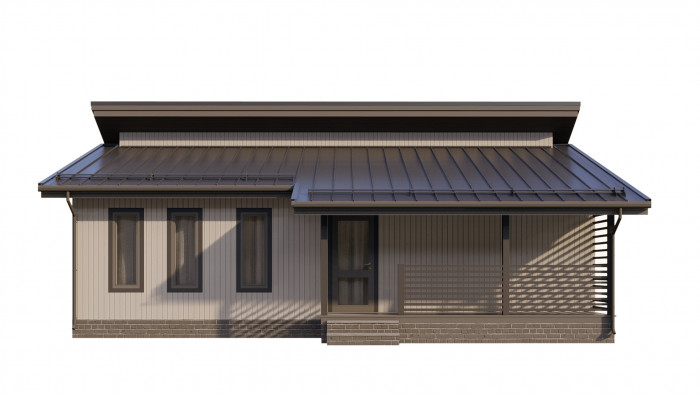 Каркасный дом Орон 11x8