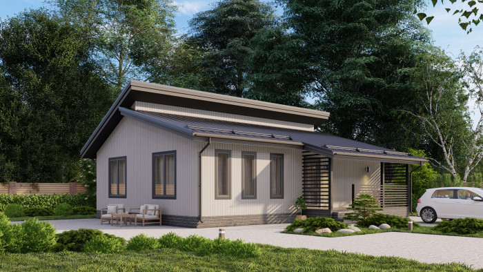 Каркасный дом Орон 11x8