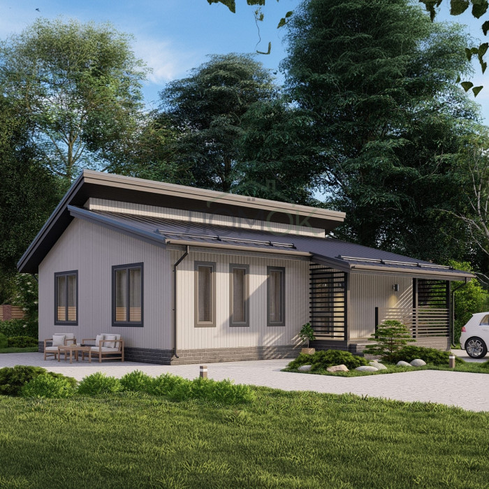 Каркасный дом Орон 11x8