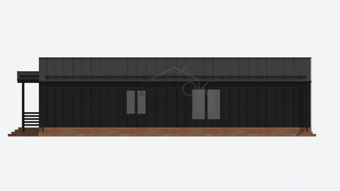 Каркасный дом БАРНЕВА 7х14