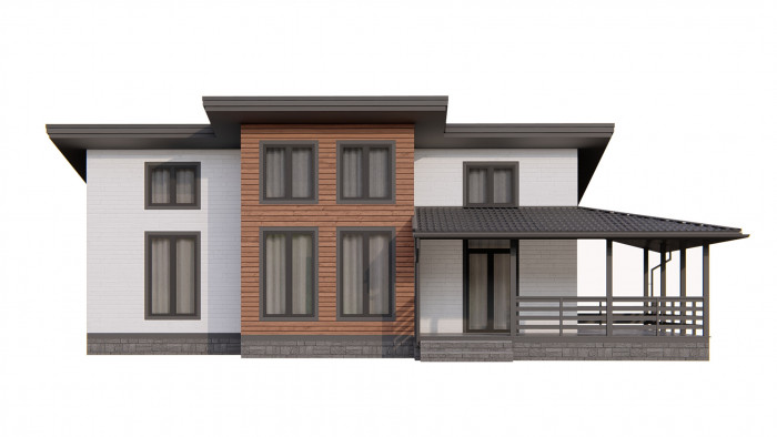 Каркасный дом Бросно 12x9.5