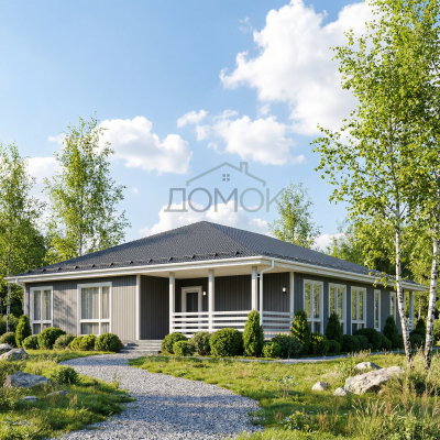 Каркасный дом Радоль 12х15 