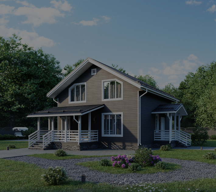 ПОЛУТОРАЭТАЖНЫЕ ДОМА